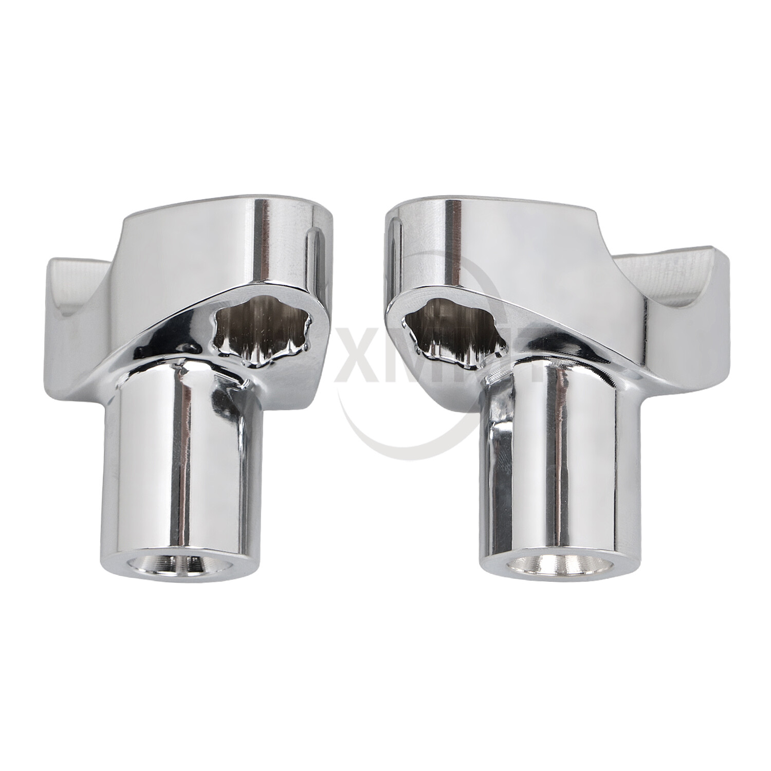 2" Tall Handlebar Risers Bottom For Harley Dyna Fat Boy Softail Road King Glide