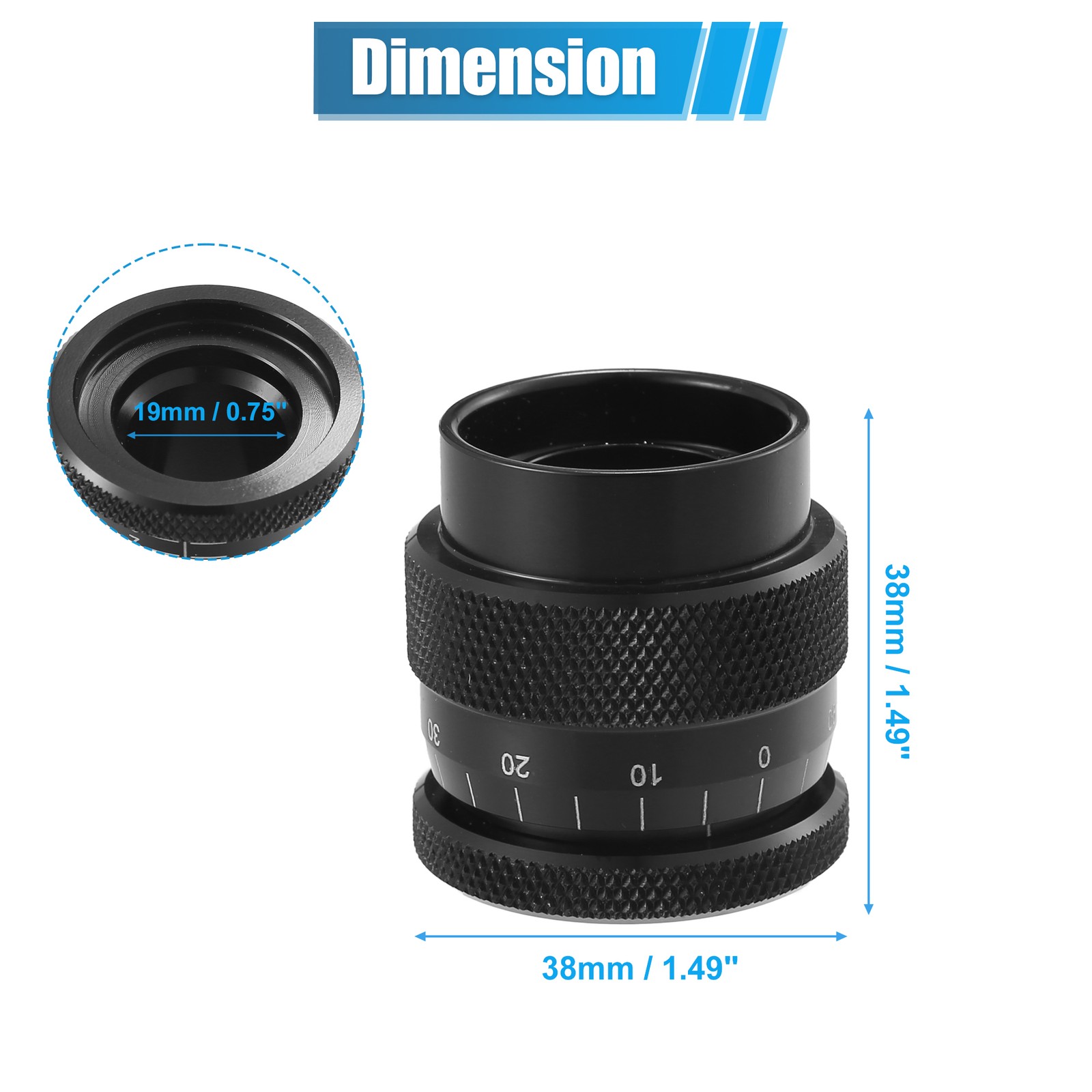 Universal Pack(1) Valve Spring Height Micrometer Measurer Metal Black