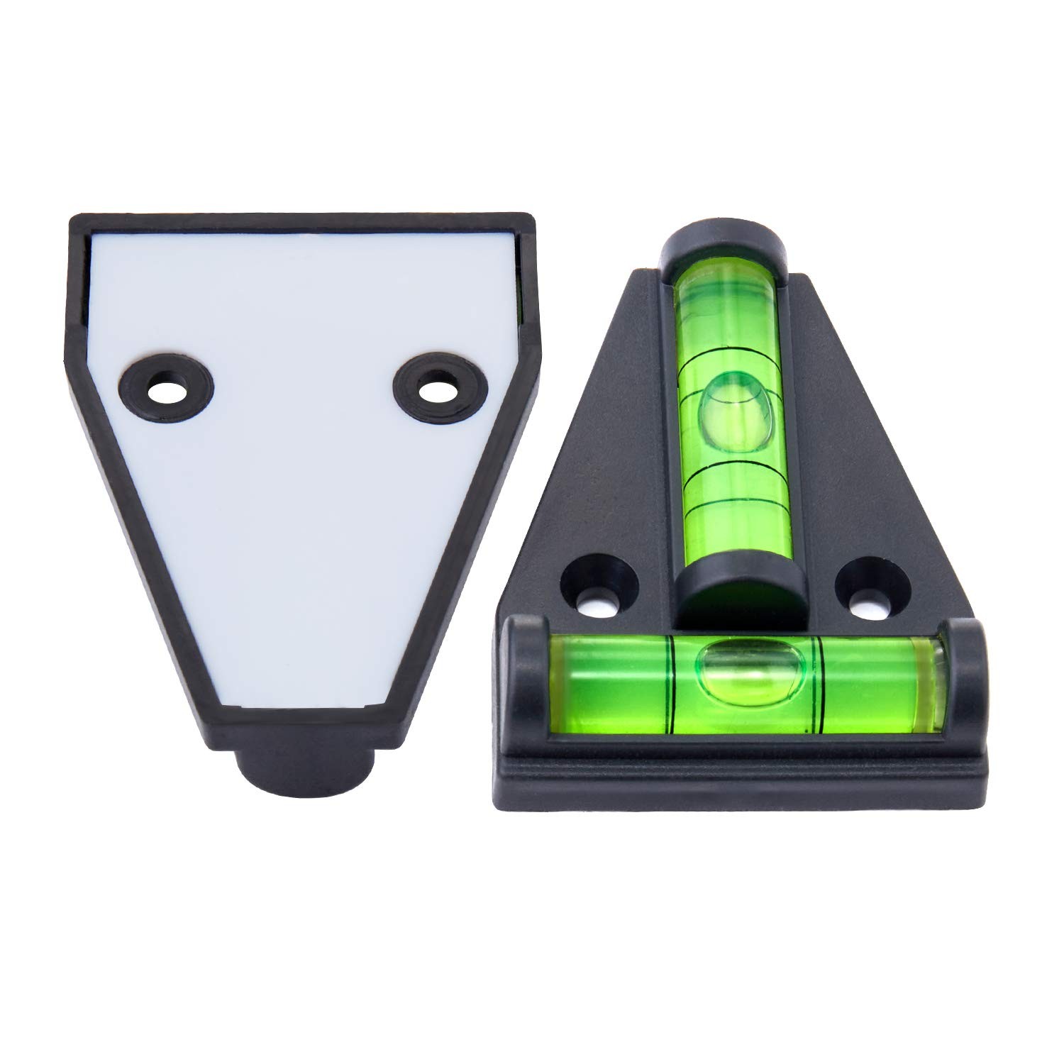 Firecore 4PCS RV T Level Bubble Levels Cross Check Two ways Black