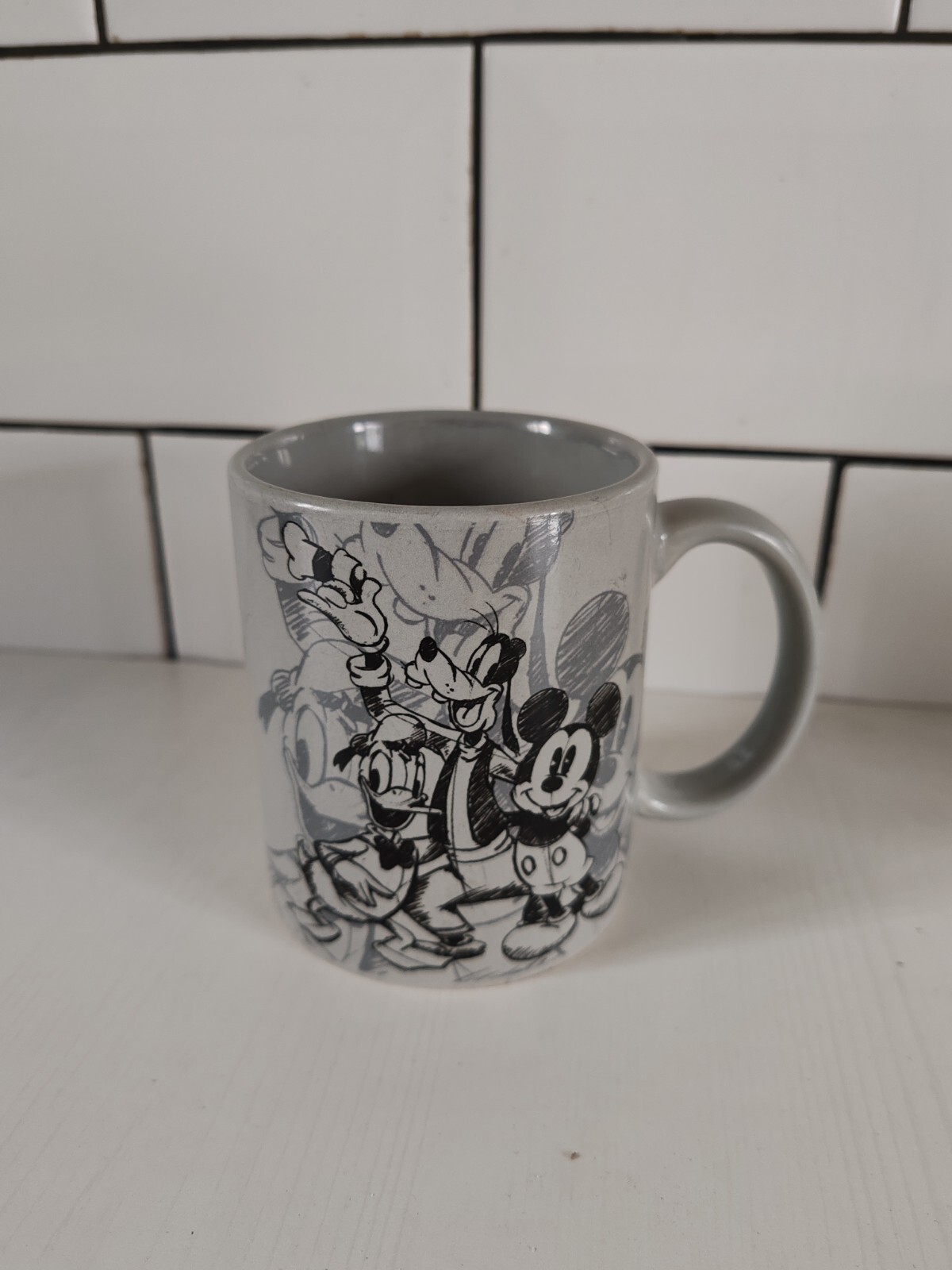 jerry leigh disney mickey mouse grey mug