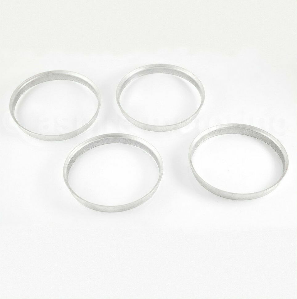 4 Hub Centric Aluminum Rings 74.1mm to 72.6mm | Hubcentric 74 - 72.56 fits BMW