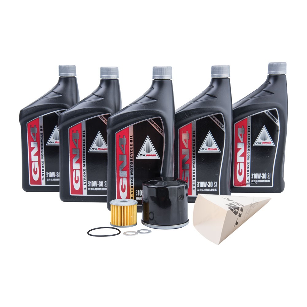 Tusk 4-Stroke Oil Change Kit Pro-Honda GN4 10W-30 For Honda Rebel 1100 DCT 2021
