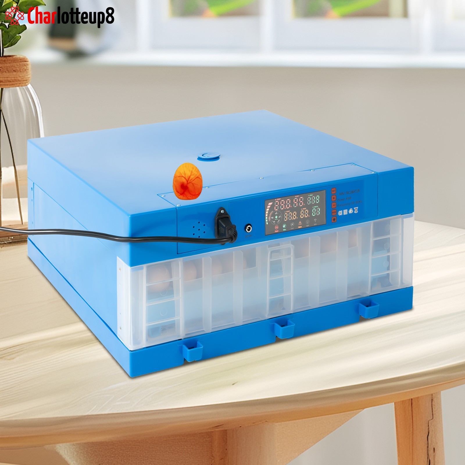 48 Eggs Digital Incubator with Fully Automatic Egg Turning Humidity Chicken Duck