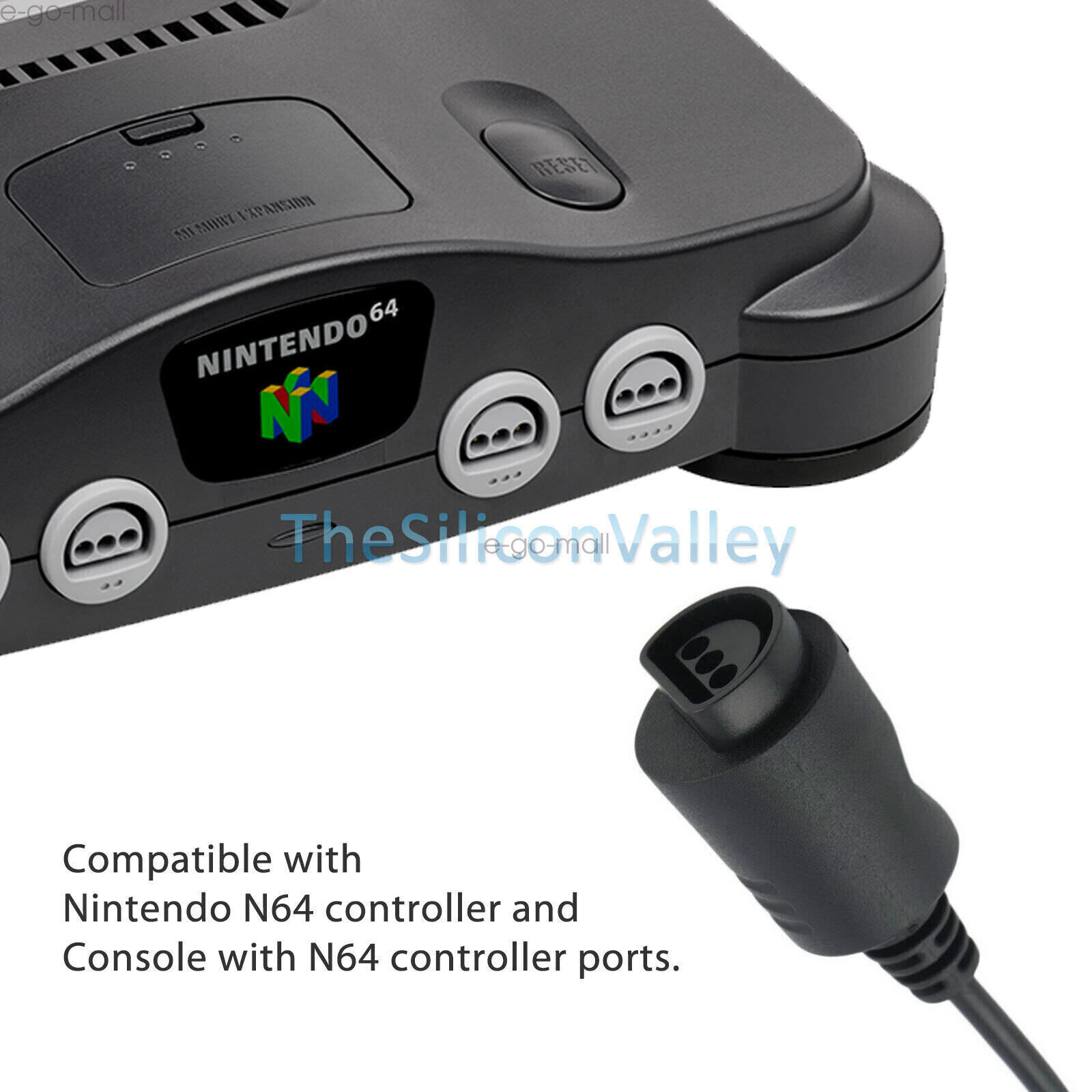 Wired N64 Controller Joystick Gamepad for Nintendo 64 System Video Game Green