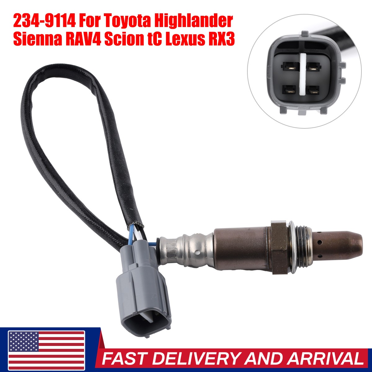 234-9114#For Oxygen O2 Sensor Toyota Highlander Sienna RAV4 Scion tC Lexus RX350