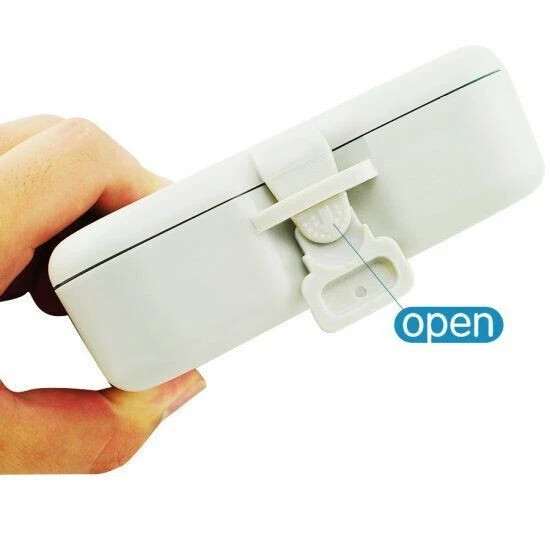 1Set Dental Storage Box Case Cleaning With Mirror And Clean Brush Container Tool