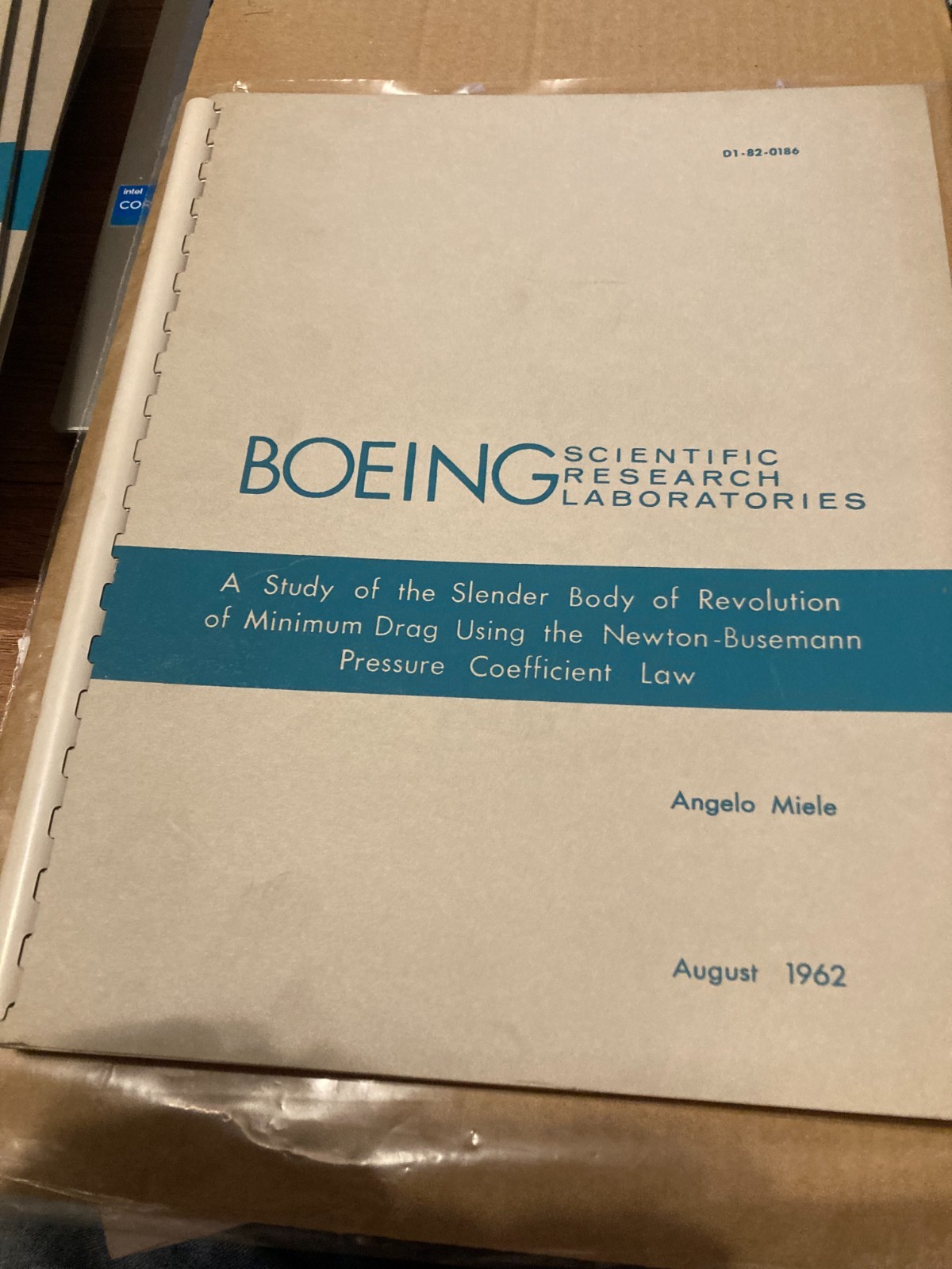 BOEING MINIMUM DRAG  D1-82-0186  De Havilland Blue Streak ballistic missile
