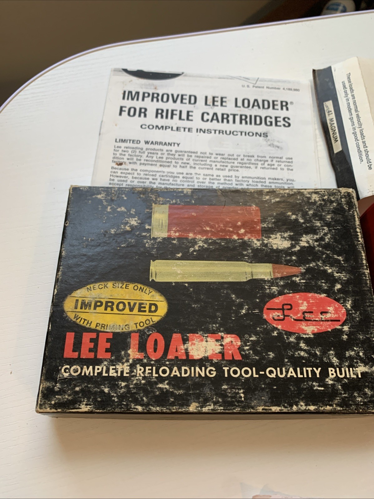 Lee Loader Reloading Set 41 Mag with Box and Papers