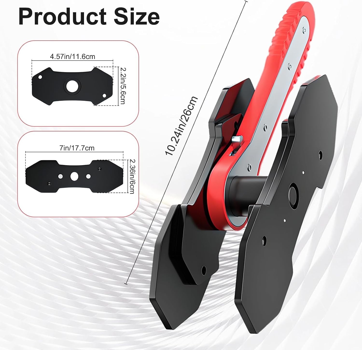 Brake Caliper Piston Compression Tool Kit with 360° Ratchet, Red | 4 Hooks & ...