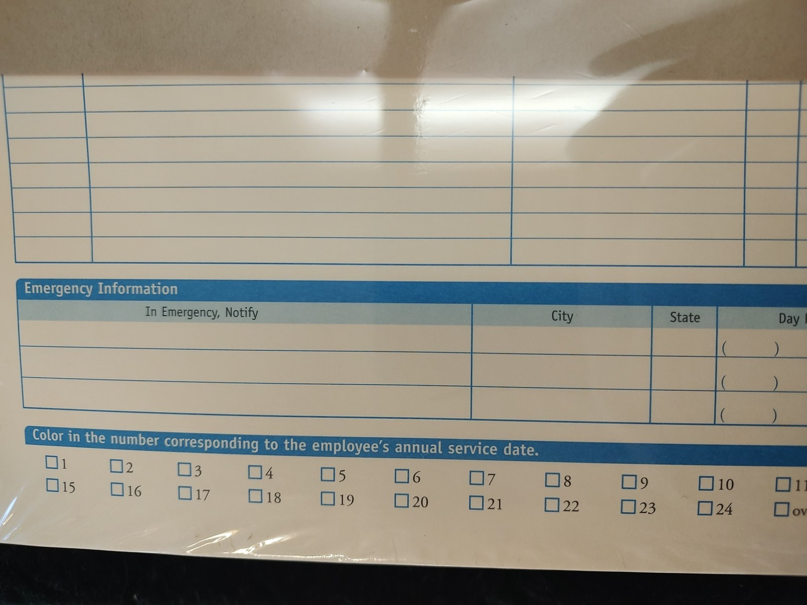A3101 - Complyright Employee Record Organizer Folder -(24 Pack Sealed)