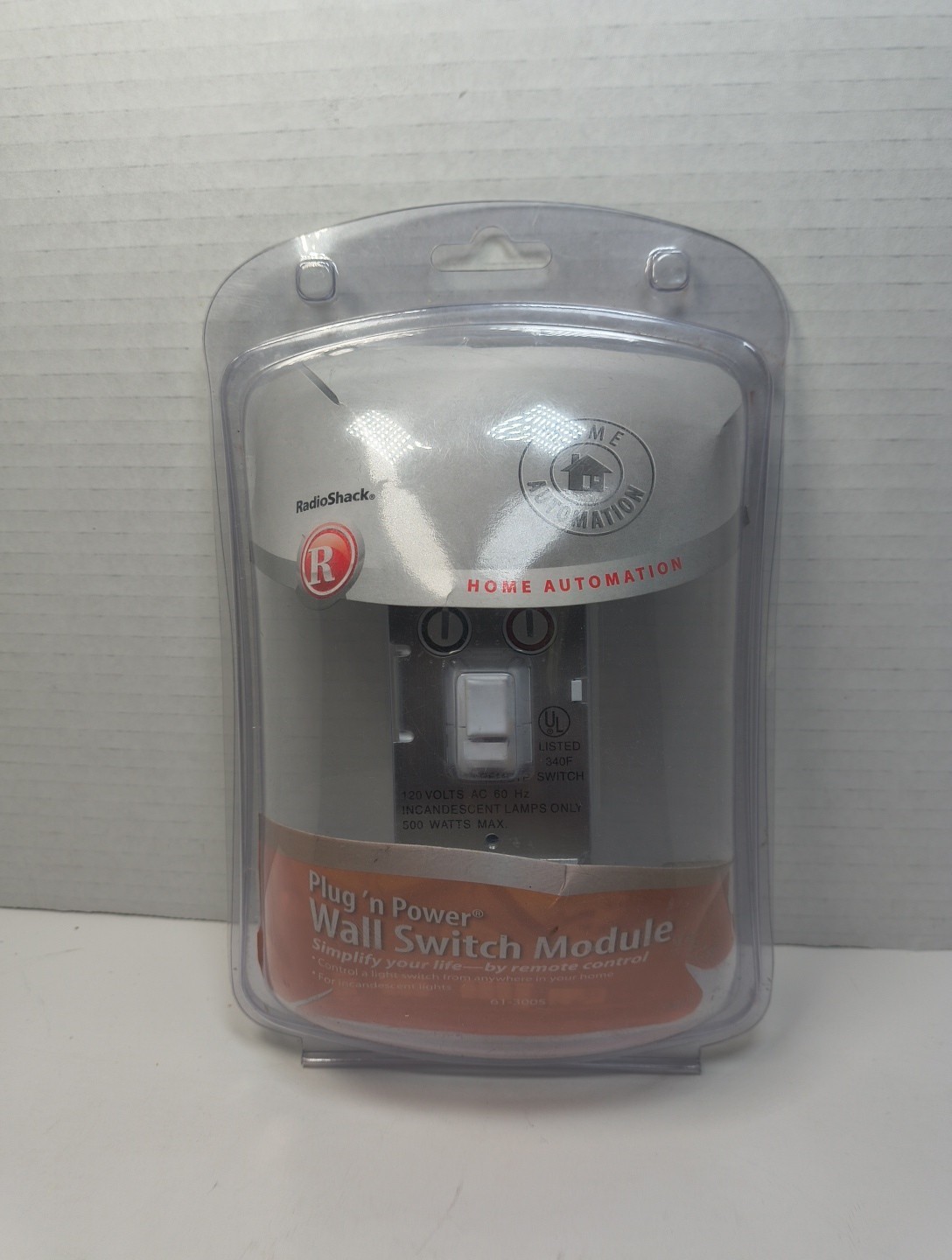 RadioShack Wall Switch Module Remote Controlled 61-3005 NIOB