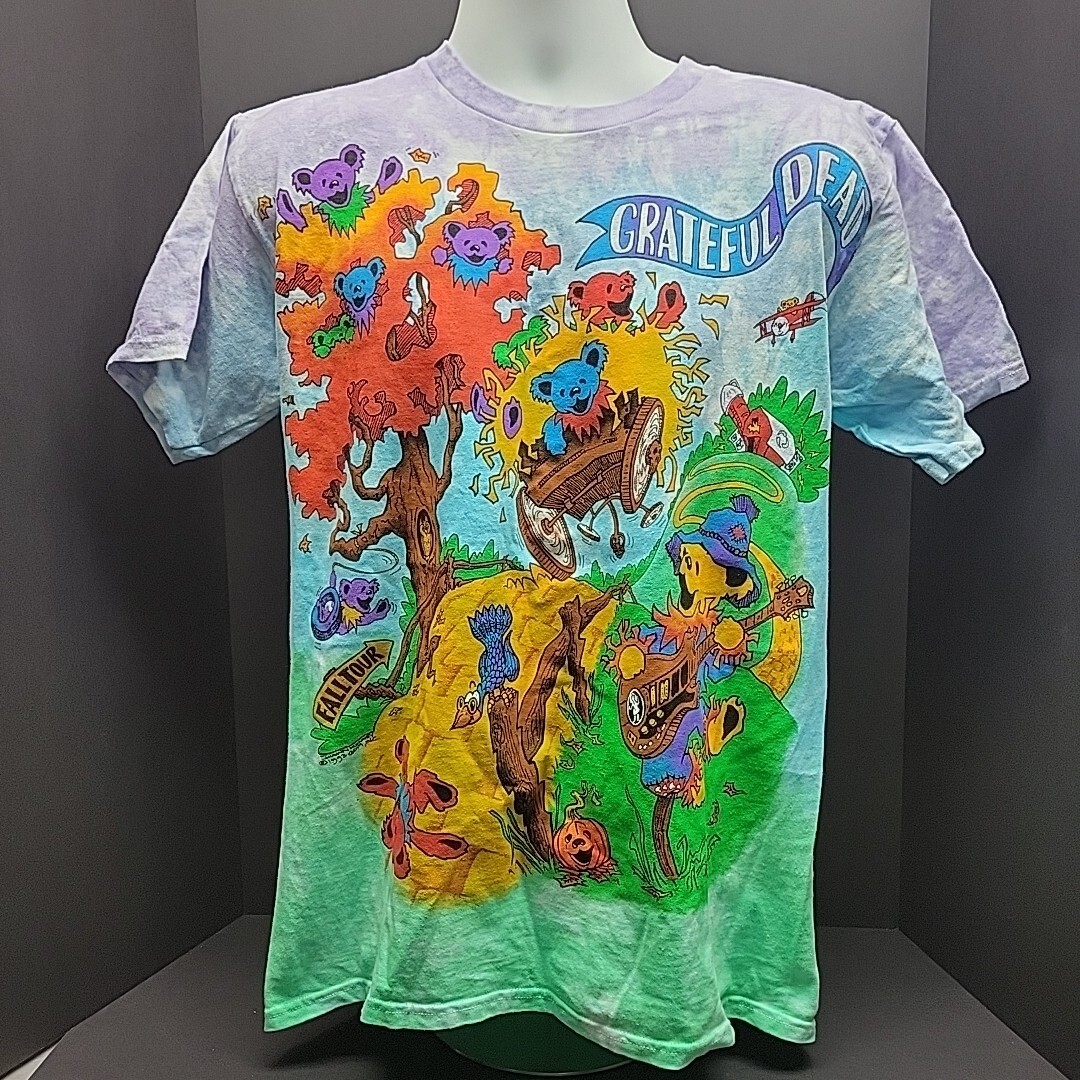 Grateful Dead summer 1993 Rise And Fall Liquid Blue By The Mountain Tee REPRINT