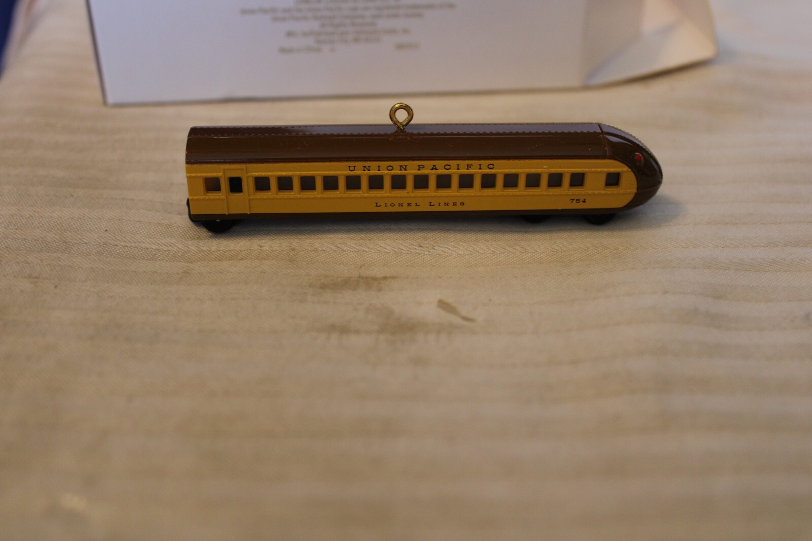 Union Pacific Veranda Streamliner Coach Hallmark Keepsake Ornament 2010