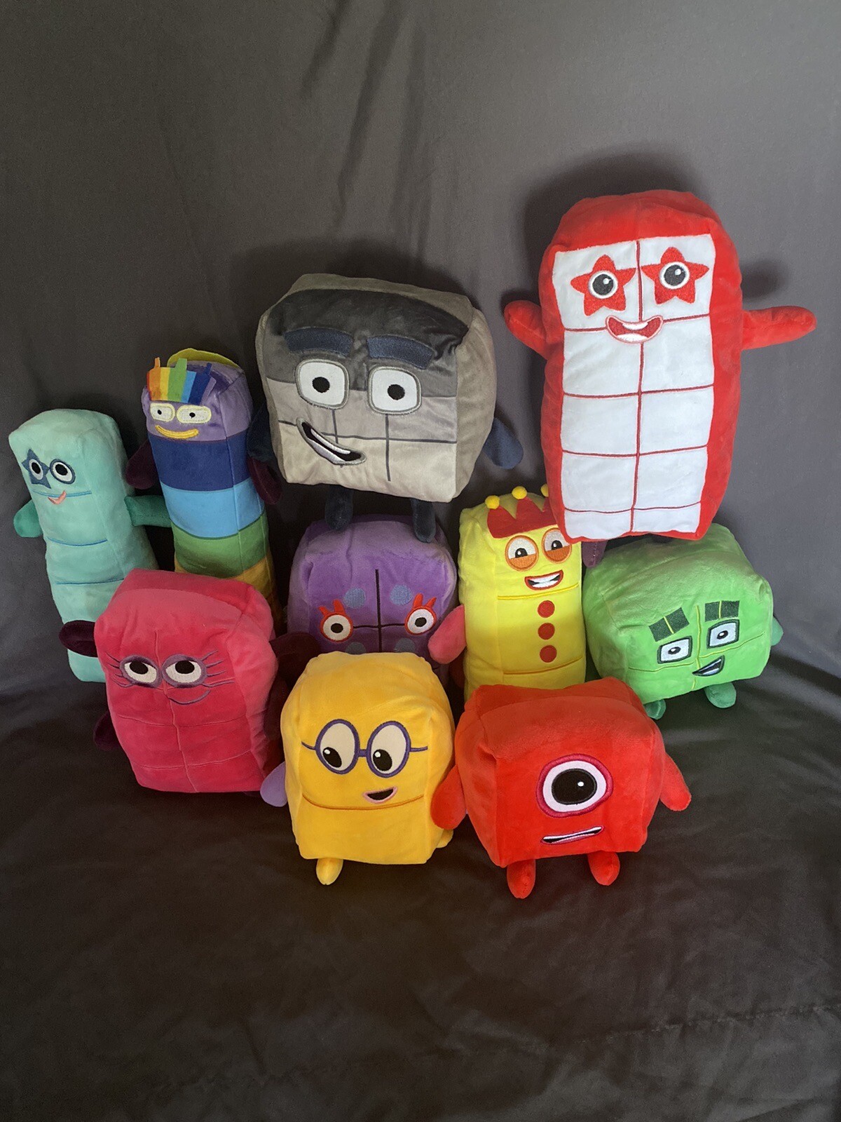 Bundle Of 10 Pieces Numberblocks PlushiyToy Number Blocks USA Seller