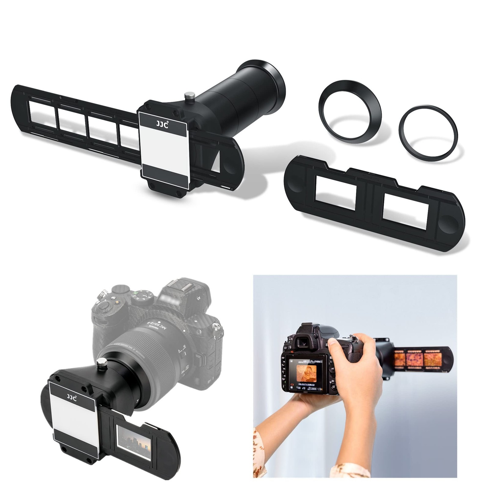 JJC ES-2 Film Digitizing Adapter Set Kit for Negative Copying and Converts 35...