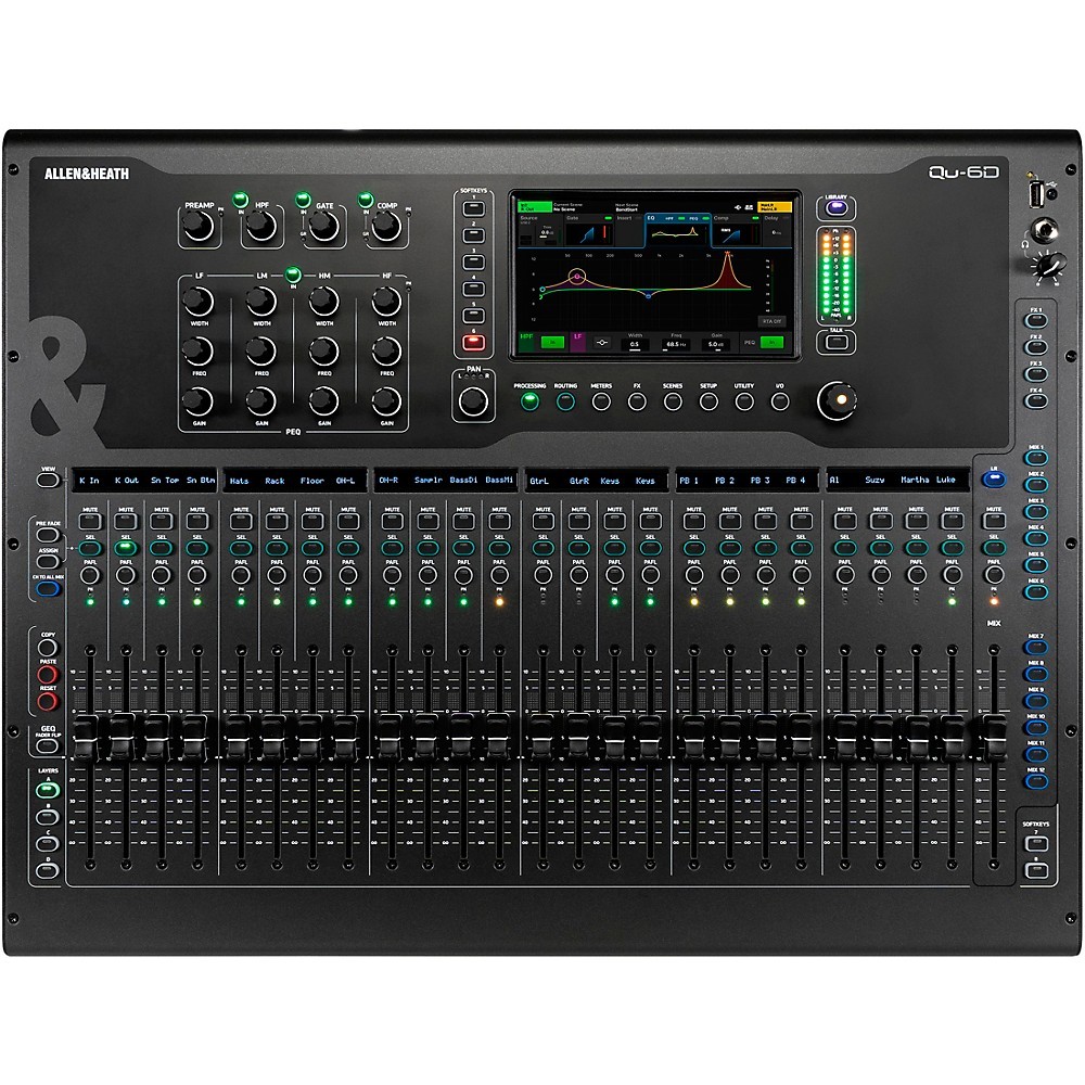 Allen & Heath Qu6D 32Channel Digital Mixer With Dante