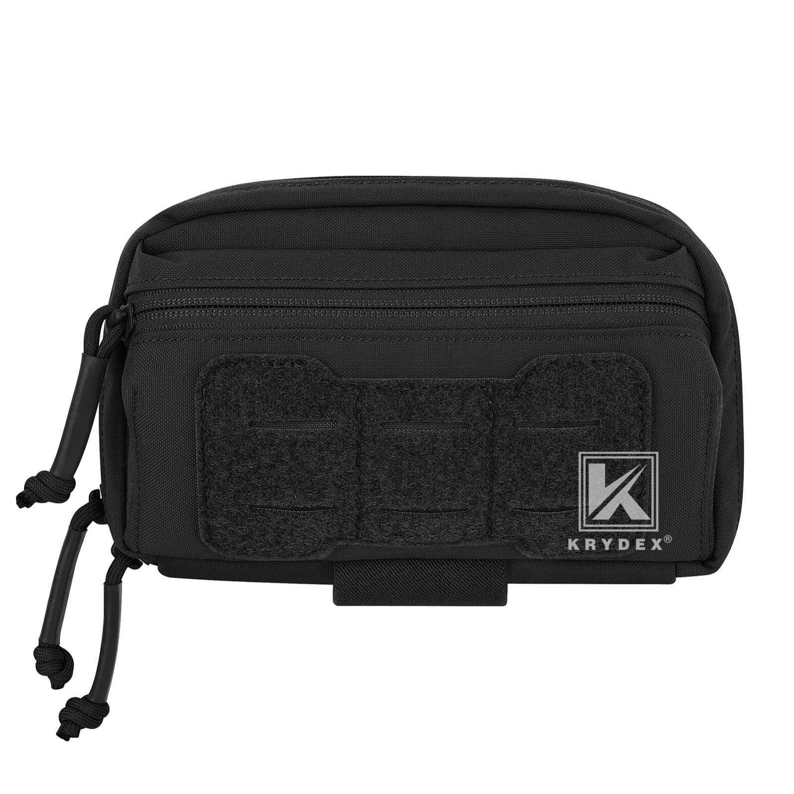 KRYDEX Tactical Modular Utility GP Pouch MOLLE Back Front Pocket Panel Small BK