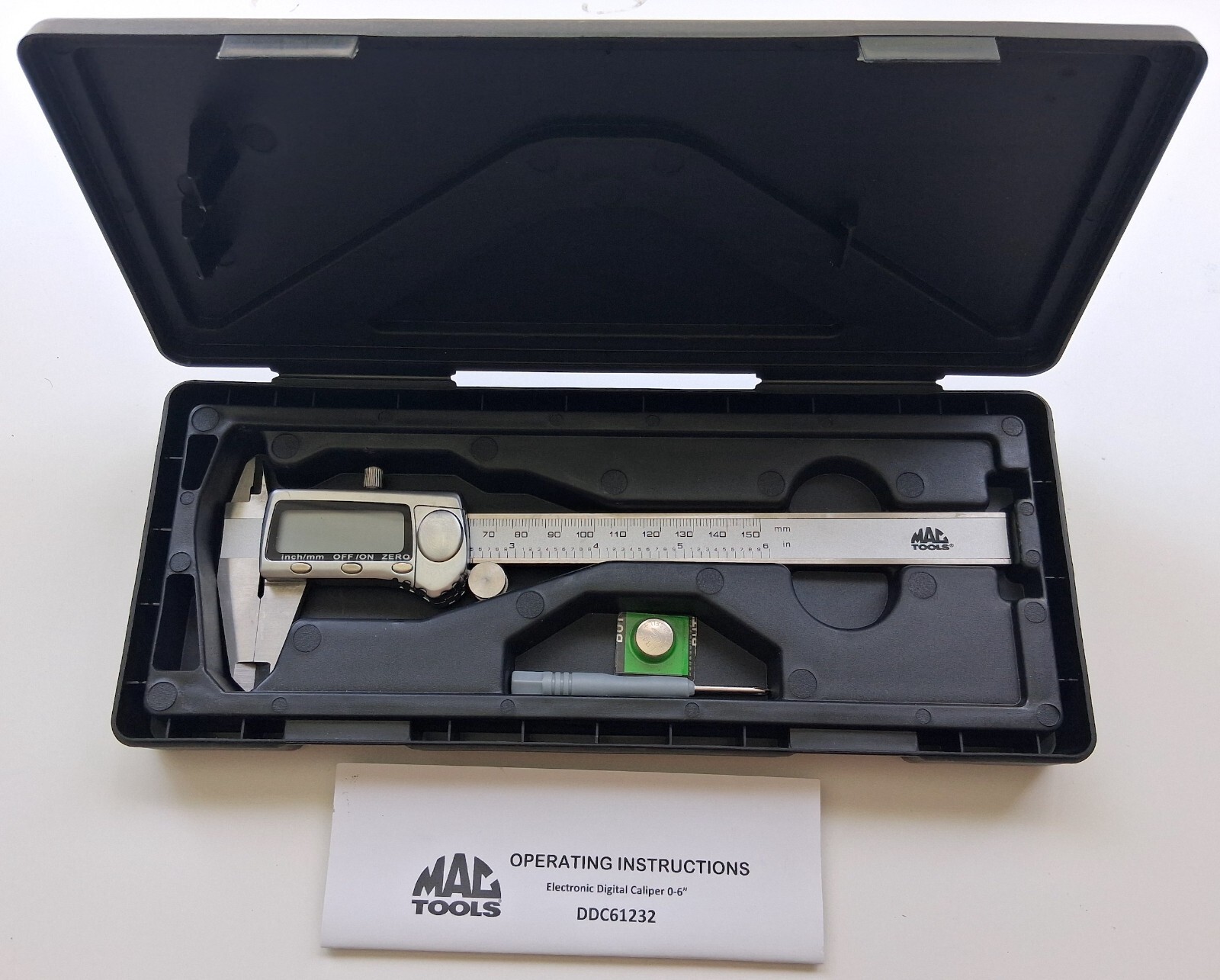 MAC 0"-6" Digital Caliper (Part No. DDC61232)