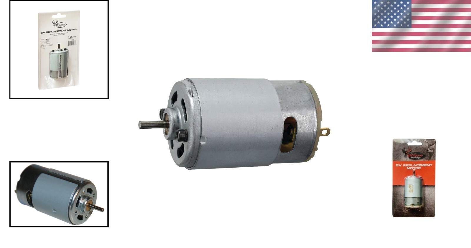 Durable 6V Replacement Motor for Deer Feeders - Efficient and Easy Install