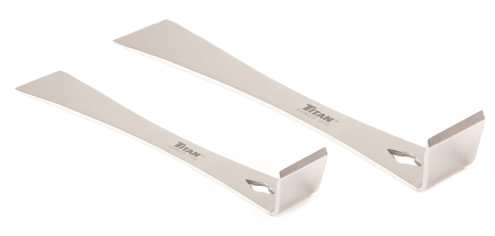 17005 2Piece Stainless Steel Pry Bar Scraper Set