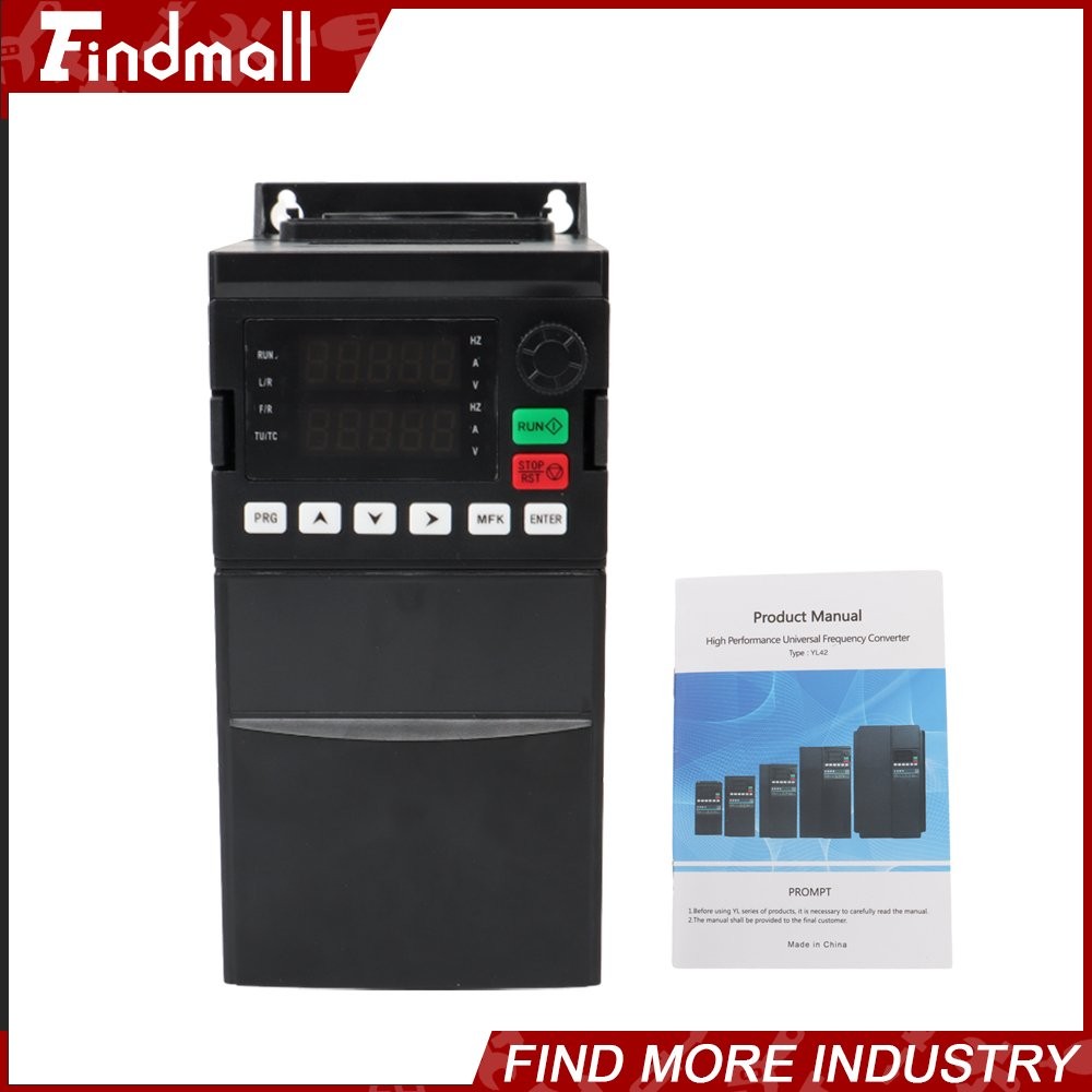 Findmall 2HP 220V 1.5KW Variable Frequency Drive Inverter VFD Single to 3 Phase