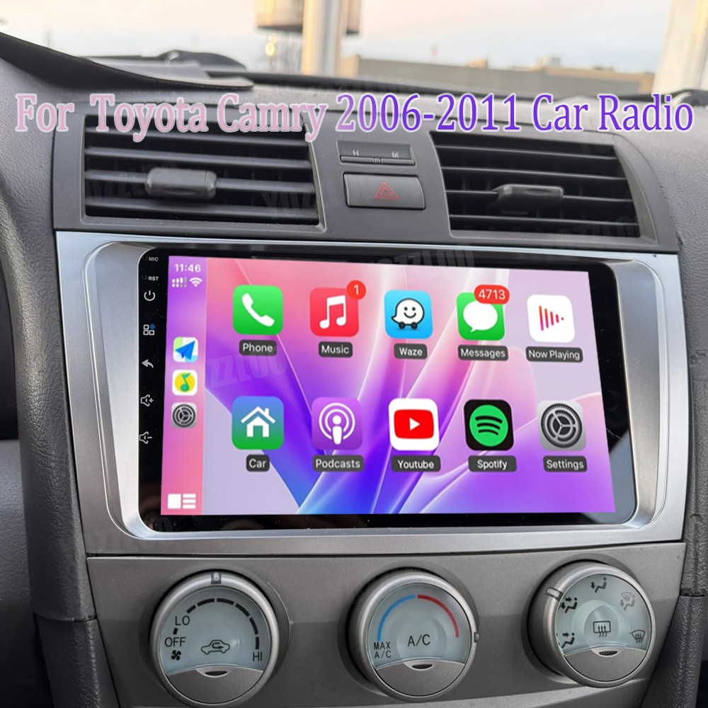 Android 8Core Apple CarPlay GPS Navi For Toyota Camry 2007-2011 Car Stereo Radio