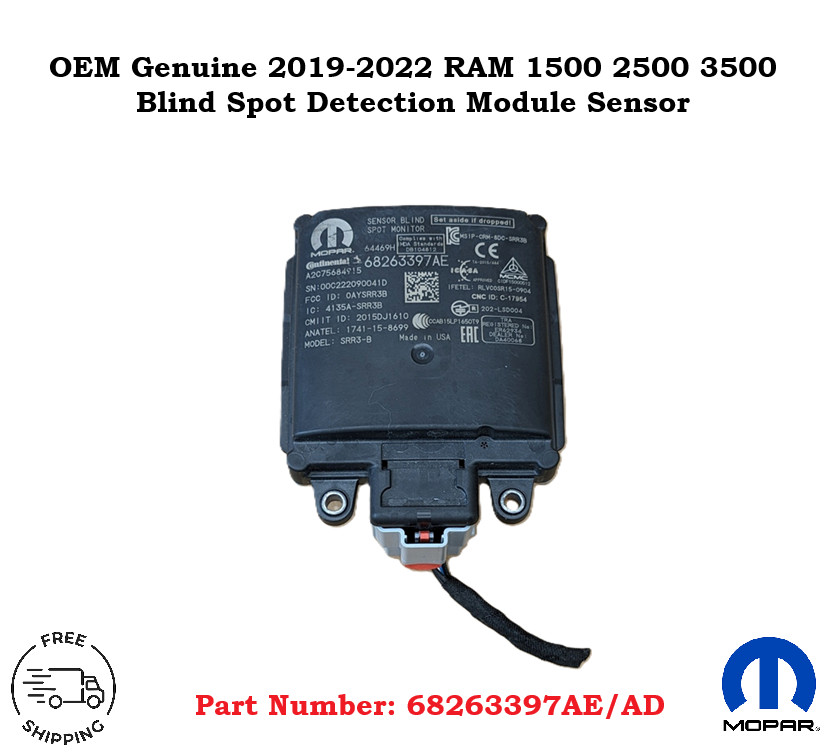 OEM 2019-2024 RAM 1500 2500 3500 Blind Spot Detection Module Sensor 68263397AD