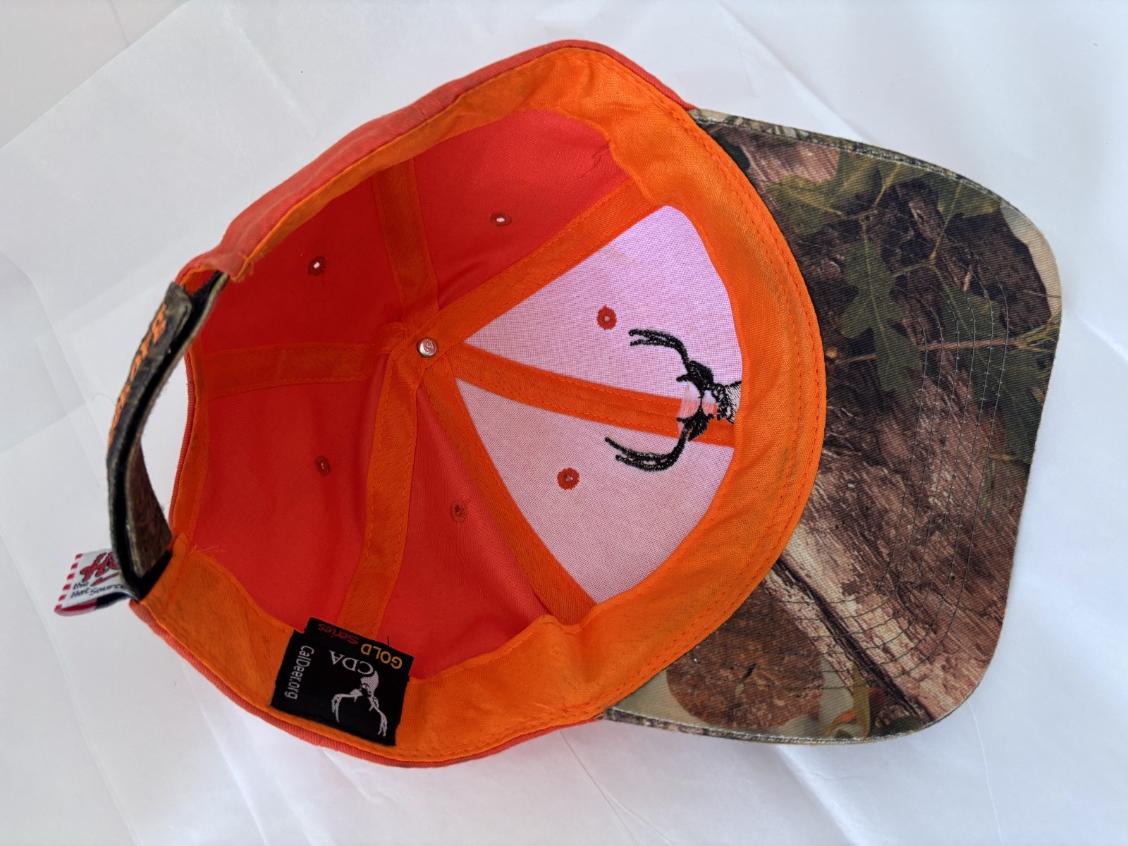 CDA Cal Deer Men's Adjustable Strap Deer Hunting Camouflage Baseball Hat Cap