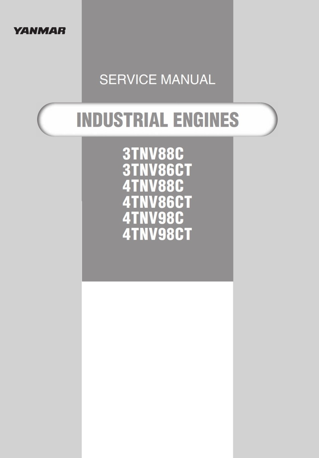 HITACHI 4TNV TN Series 4TNV88C 4TNV86CT 4TNV86CHT Engine Service Repair Manual