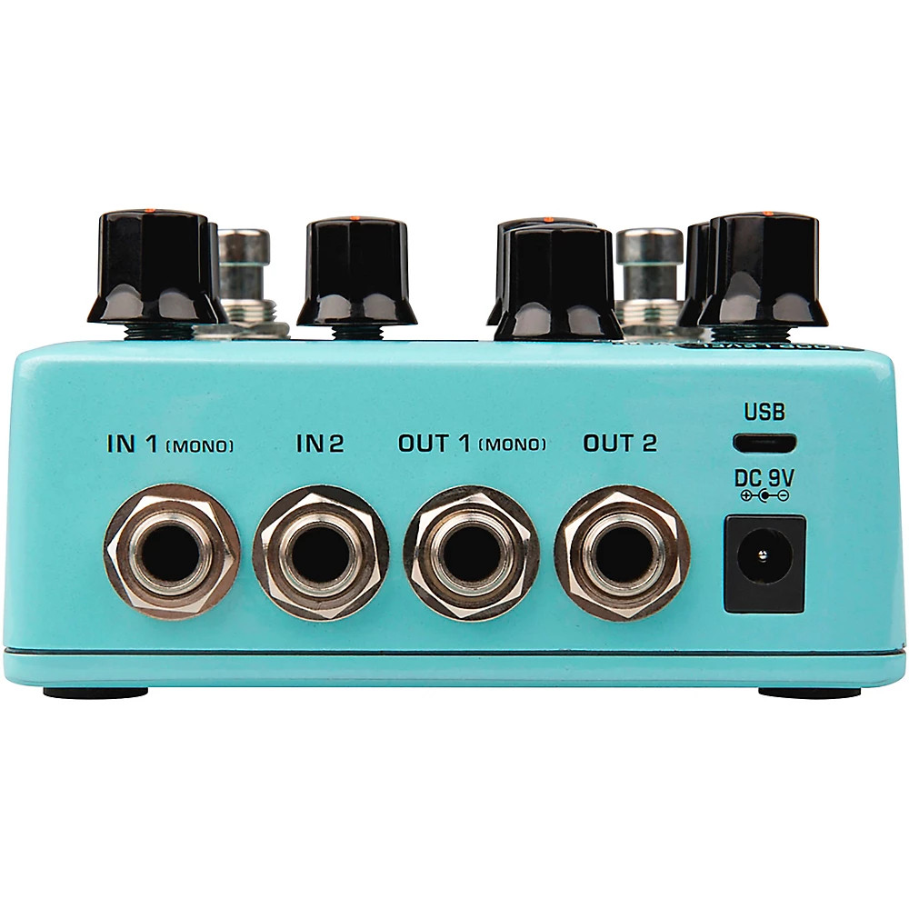 NUX Duotime Dual Delay Engine Effects Pedal Blue