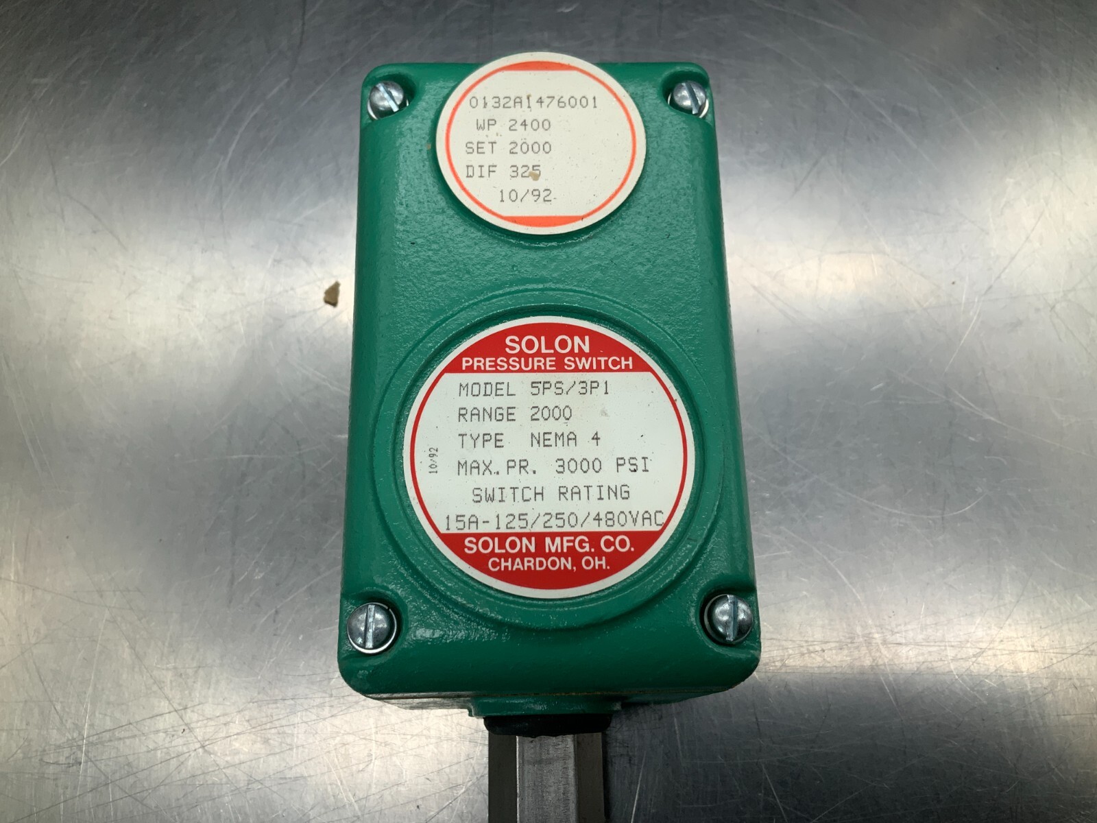 Solon 5PS/3P1 Pressure Switch, Range 2000