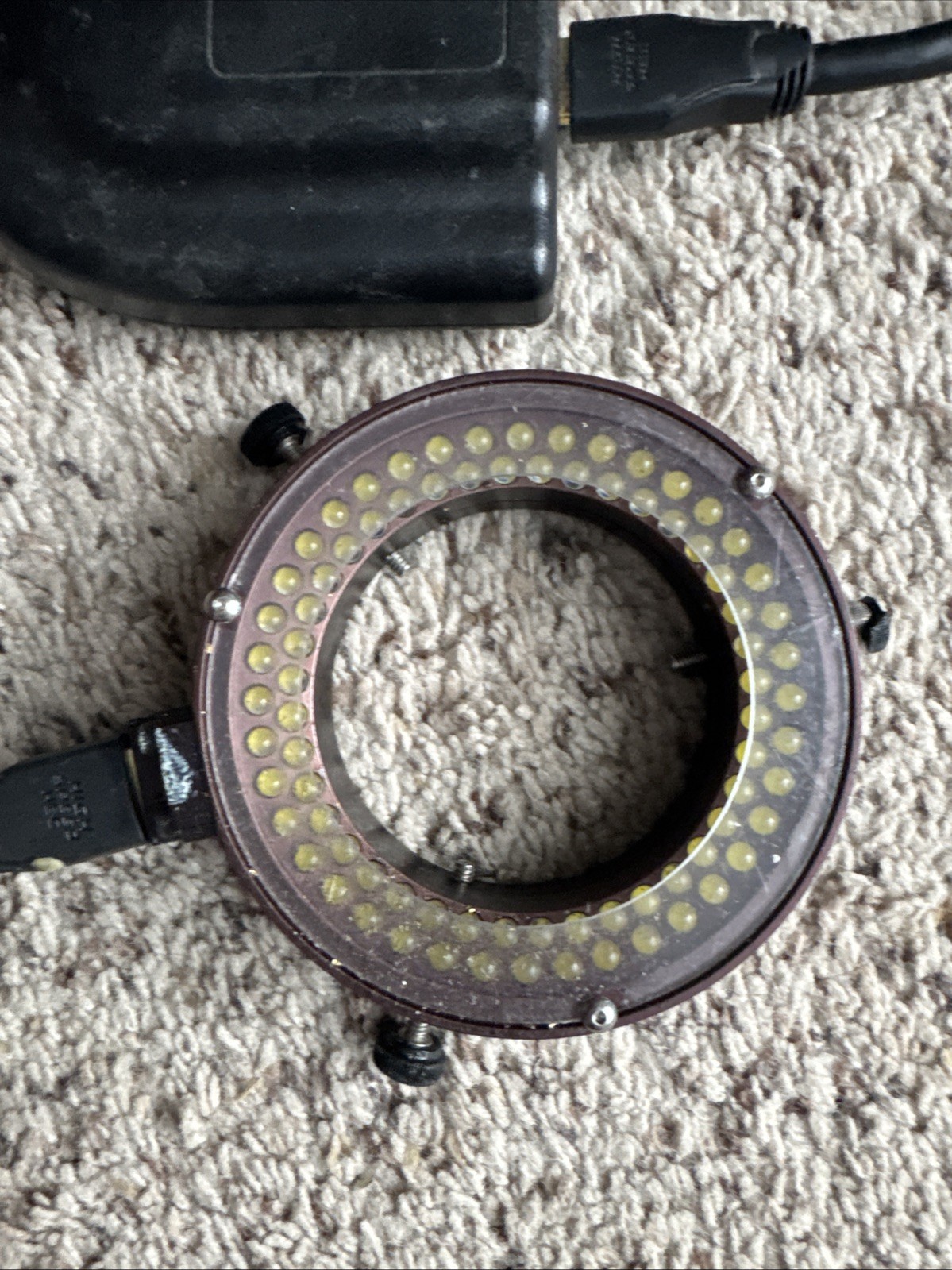 (Works) Luxo Microscopes By Unitron 18743 - Dimmable LED High Output Ring Light