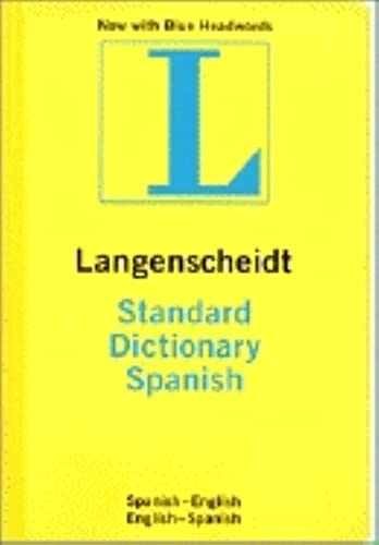 Standard Spanish Dictionary: Spanish-English, - Hardcover - Very Good