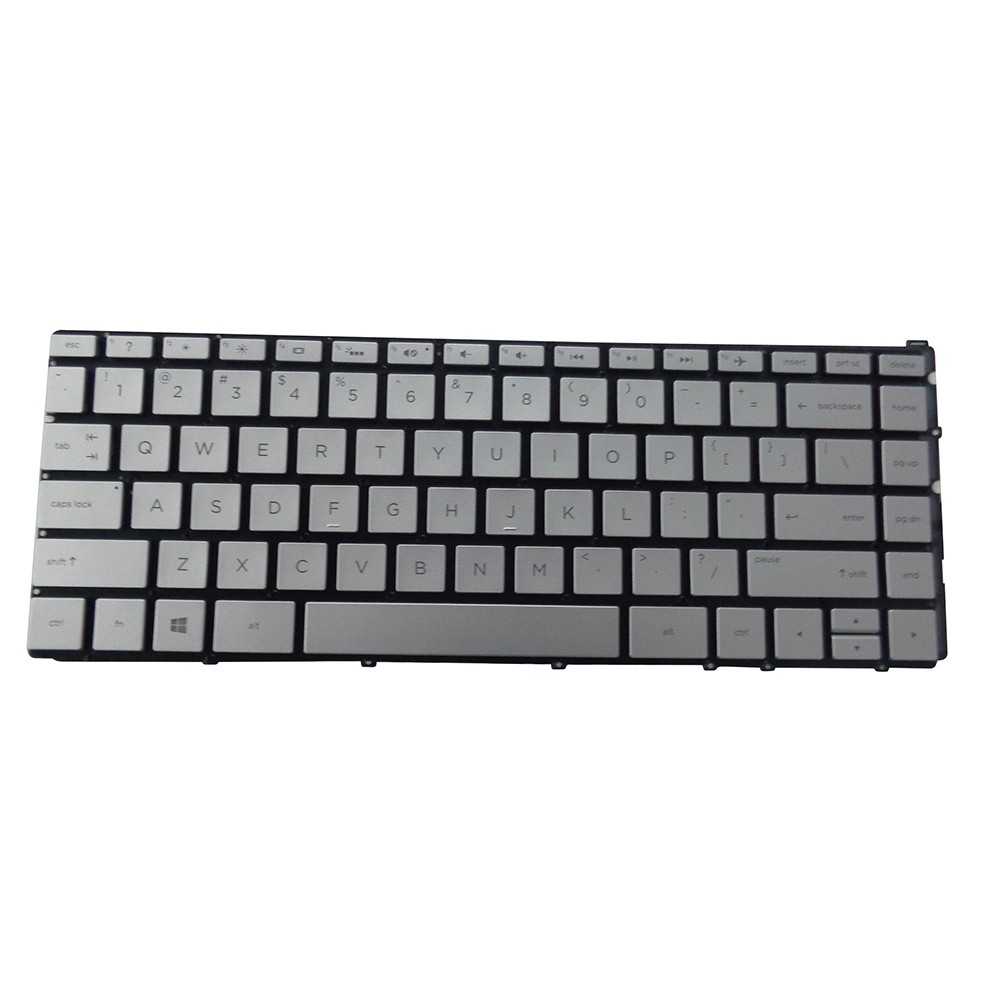 Silver Backlit Keyboard for HP Spectre 13-W 13T-W Laptops