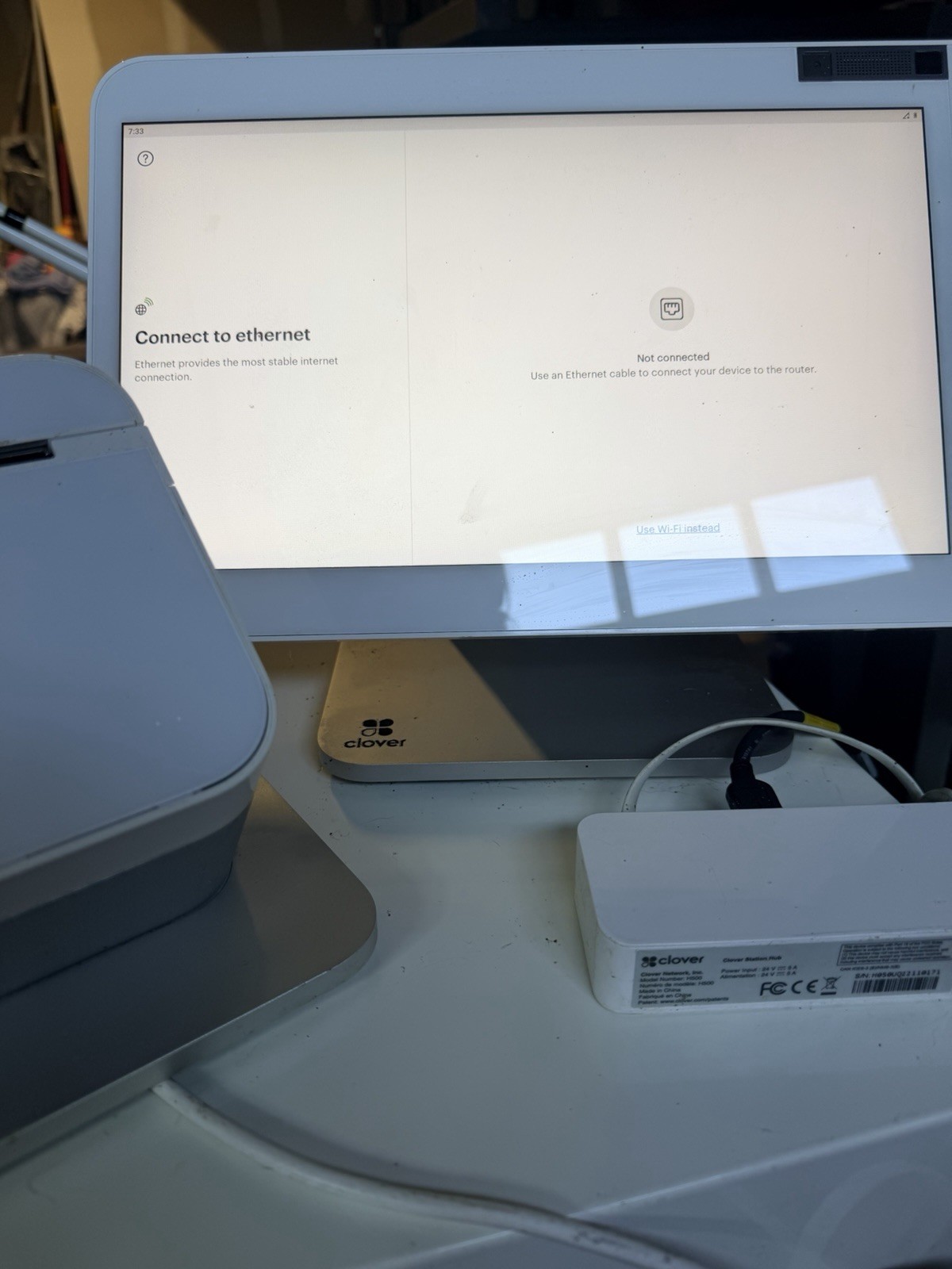 Clover POS system