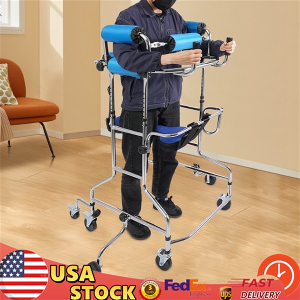 Adult Walker for Seniors Hemiplegia Rehabilitation Standing Frame,Anti Recline