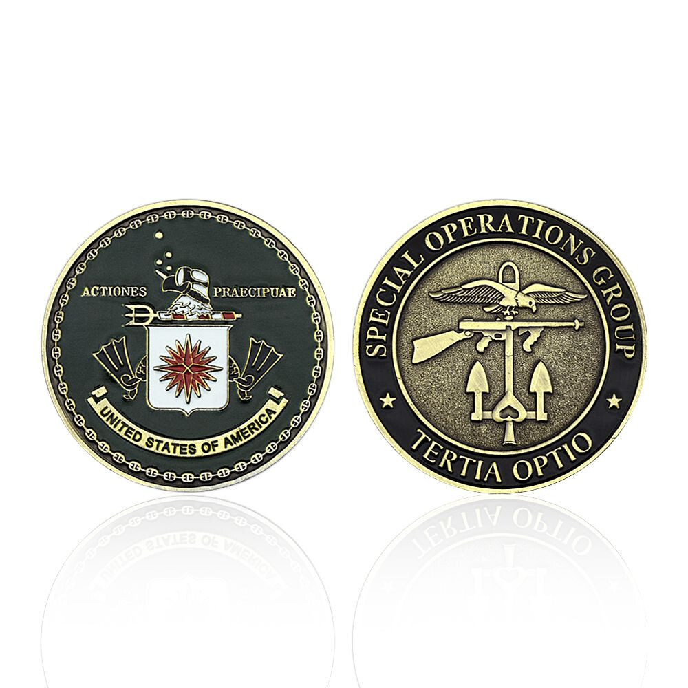 US Special operations group tertia optio Commemorative Challenge Coin