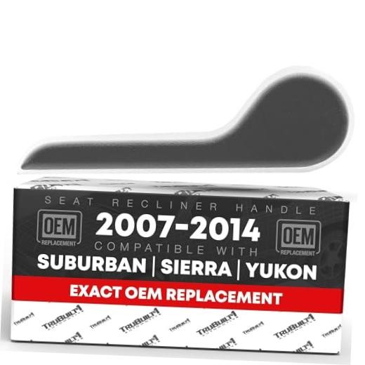Seat Recliner Handle, Front/Rear Left - Compatible with Driver Recliner Handle