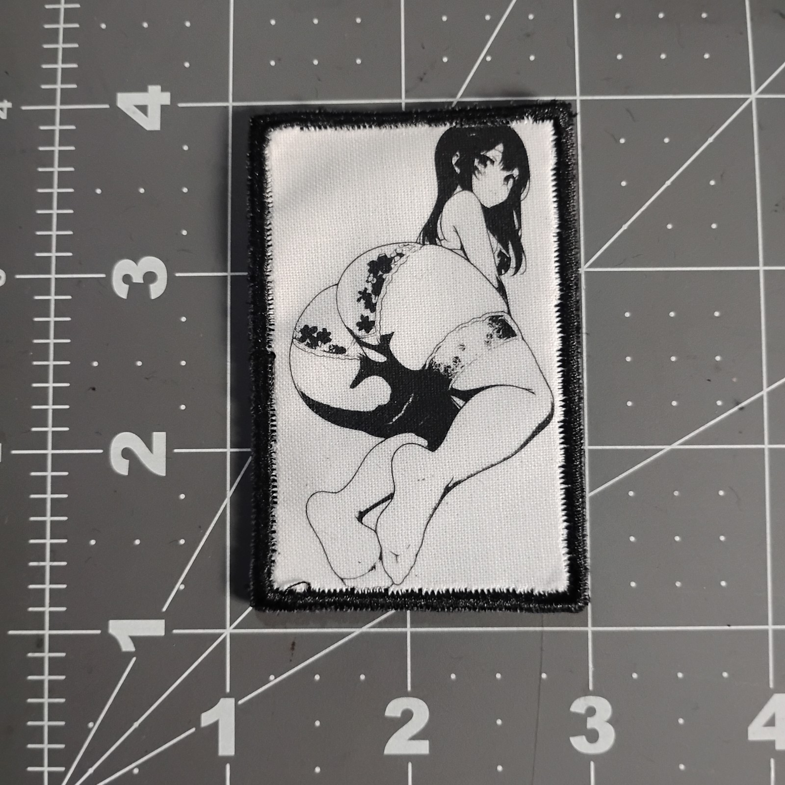 Anime Waifu Ecchi Tactical Moral Embroidered Hook And Loop Patch