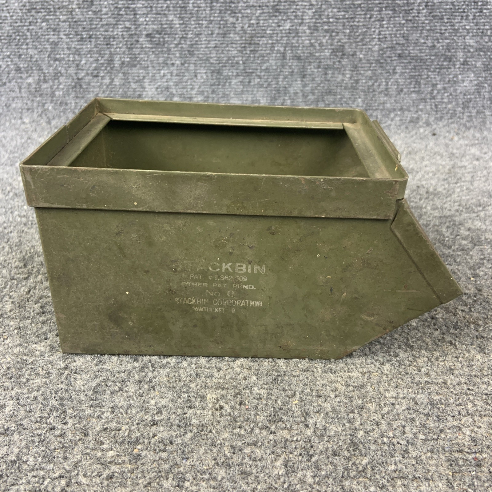 STACKBIN NO. 0 Single Drawer Metal Steel Hardware Storage Shelf Bin Parts