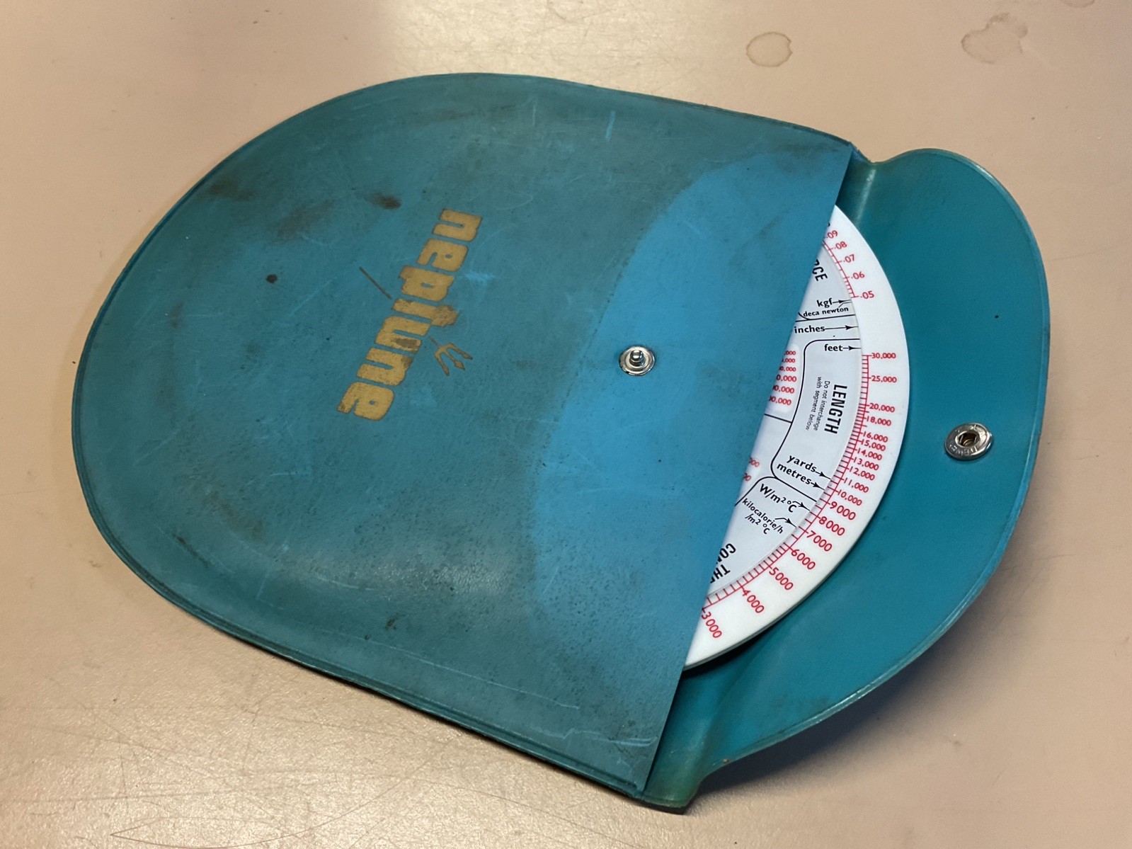 Vintage Neptune Measurement Comprehensive Conversion Calculator