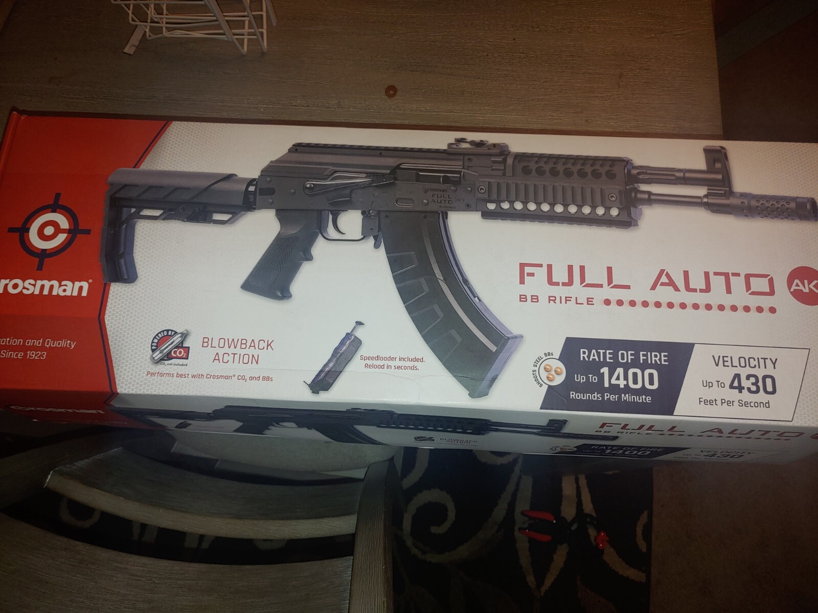 FULL AUTO AK CO2 BBGun gun  blowback