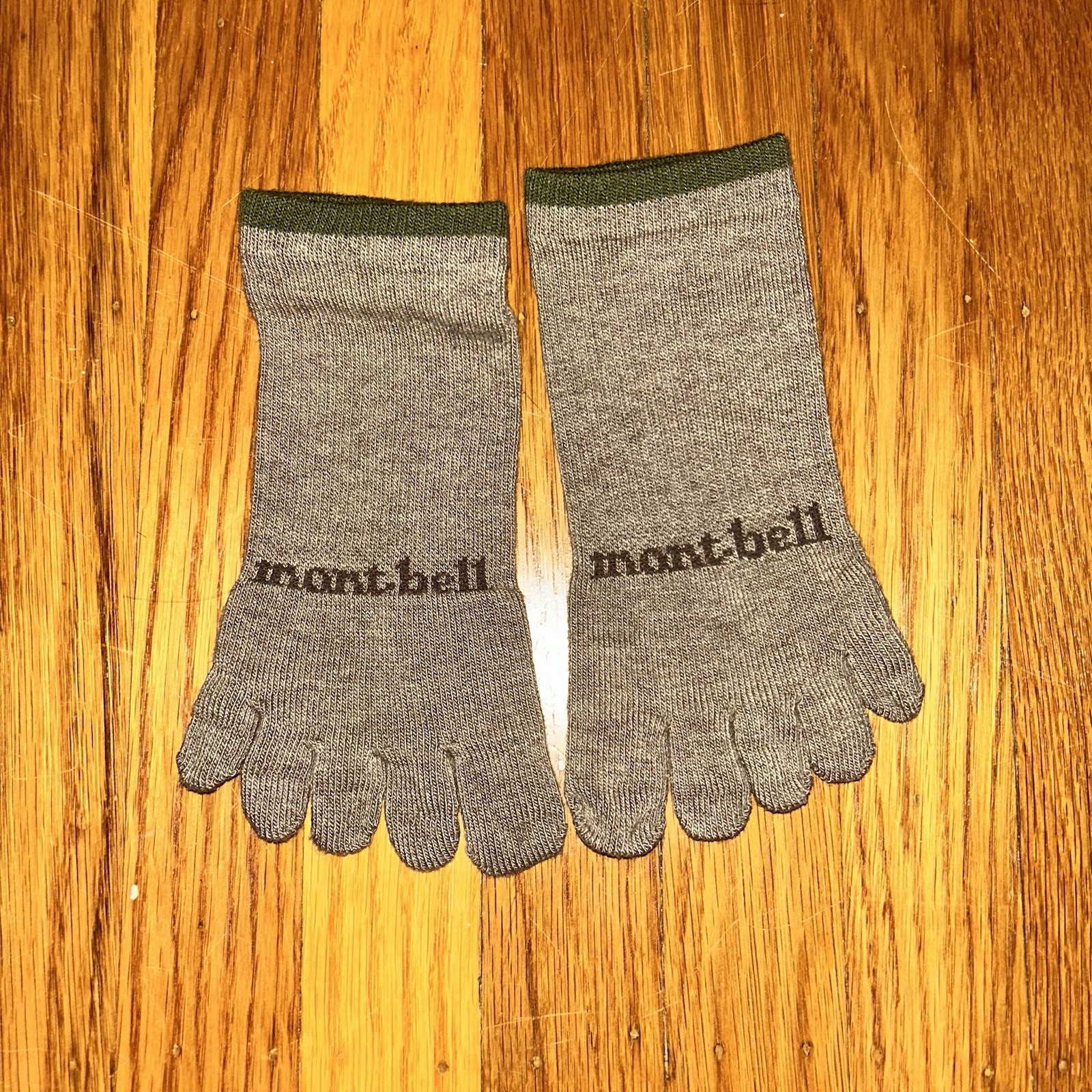 Mont-bell Core Spun Travel 5 Toe Ankle Socks Men's 6-9
