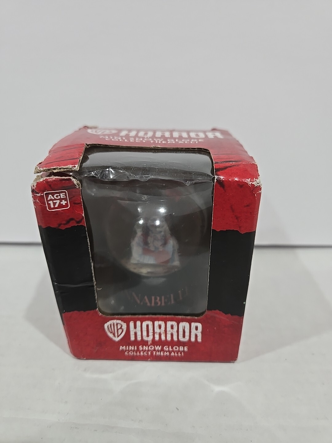 Annabelle Mini Snow Globe Horror WB New