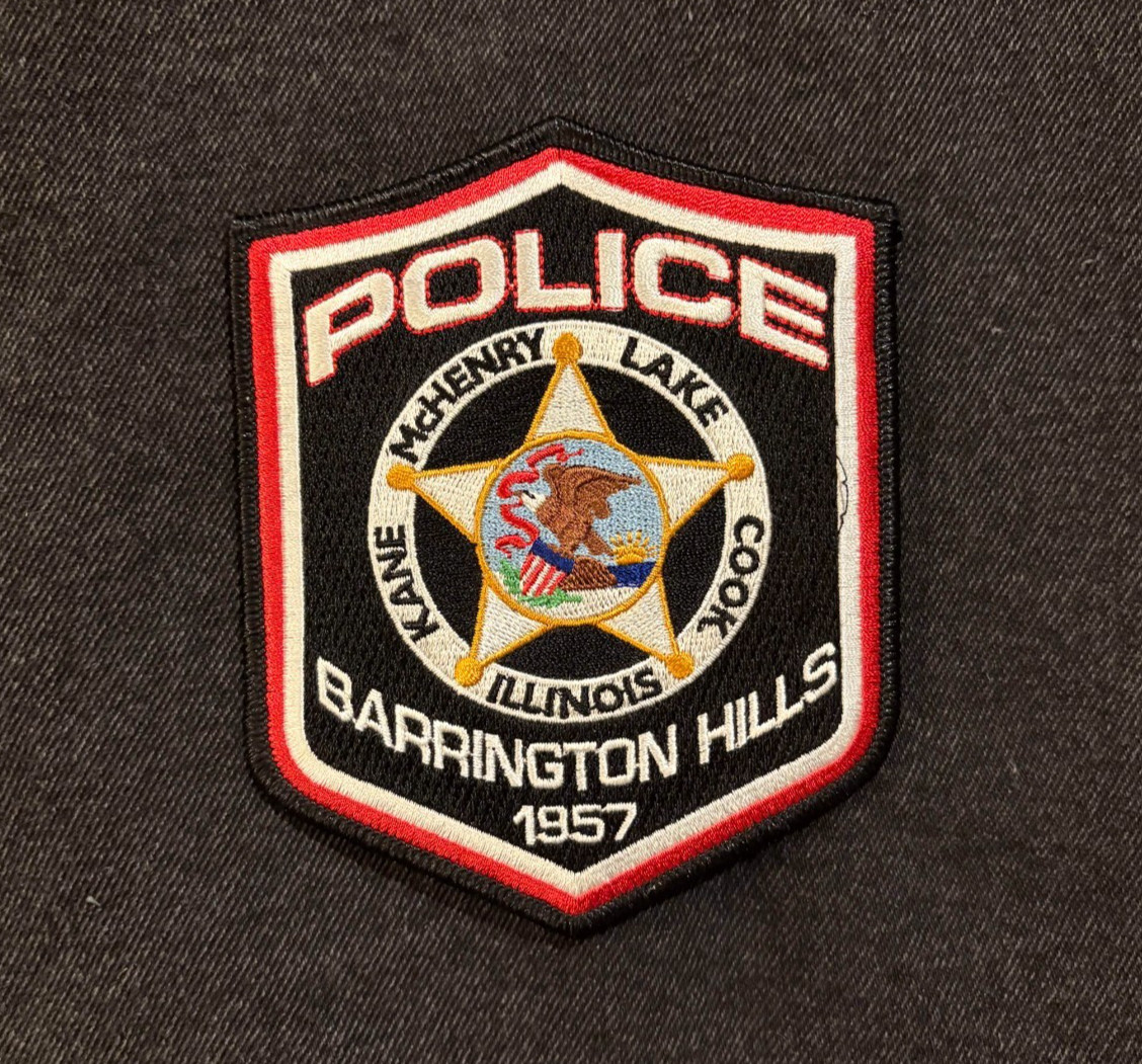Barrington Hills Illinois Police Patch Rare