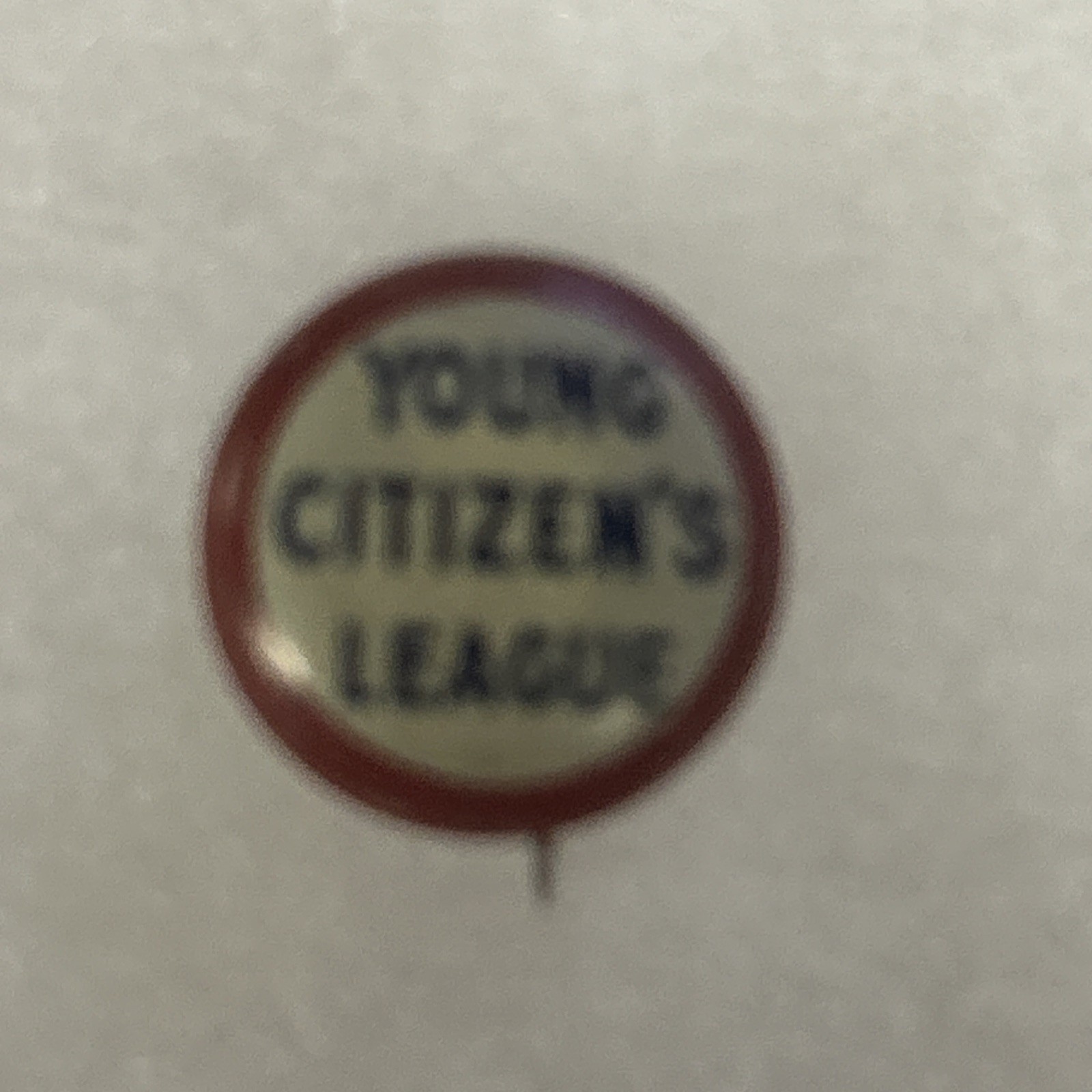 Young Citizen’s League  1/2” pinback button pin