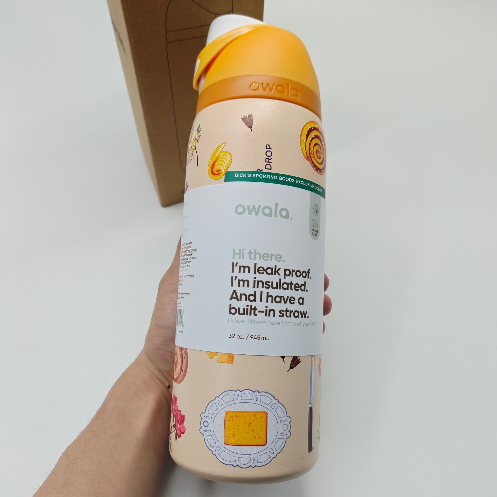 NEW Owala Limited Edition Brunch Bunch FreeSip Water Bottle 32oz US Shipping