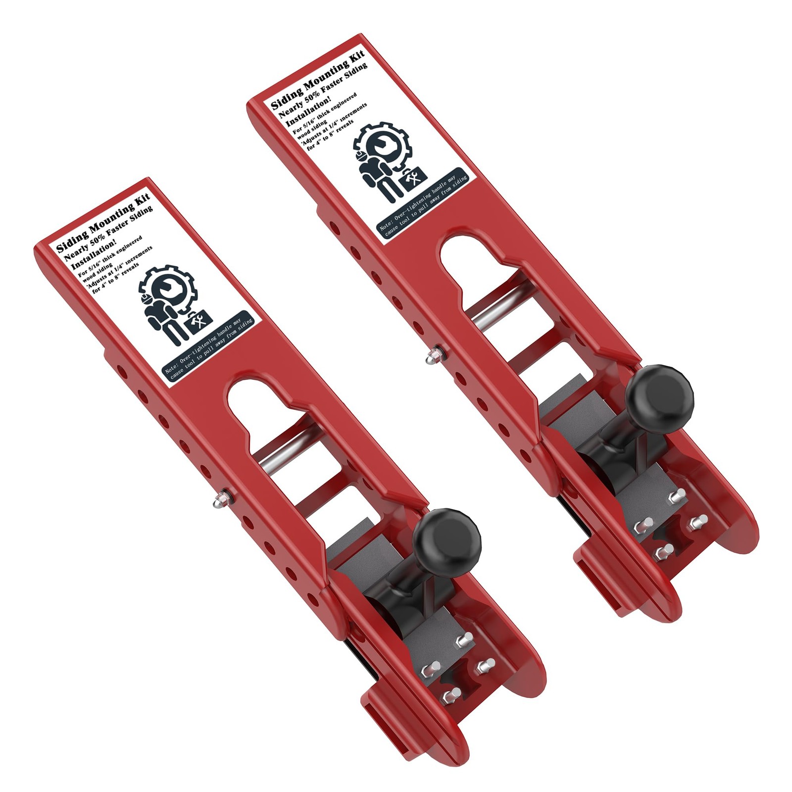 Siding Installation Tools, Mounting Kit, Compatible 5/16-inch, Red