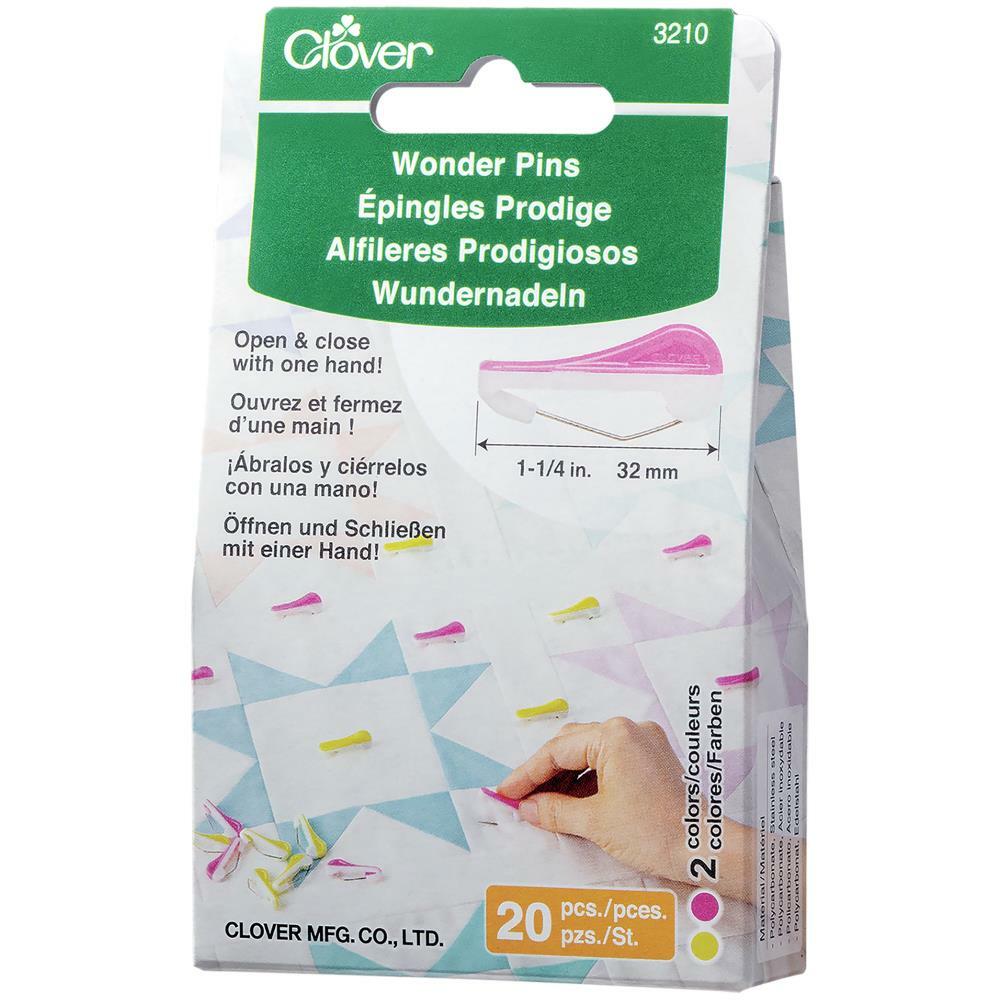 Clover Wonder Pins 20/Pkg 3210