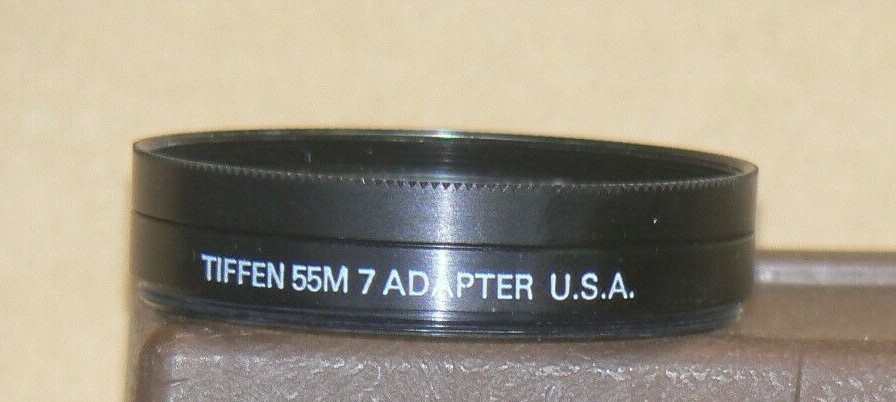 Tiffen Series #7, 55 M 7 Screw-In  Adapter with Retaining Ring